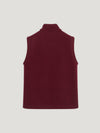 Burgundy Waistcoat Cashmere Fleece