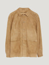 Stone Suede Overshirt