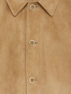 Stone Suede Overshirt