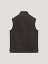 Dark Brown Suede Gilet
