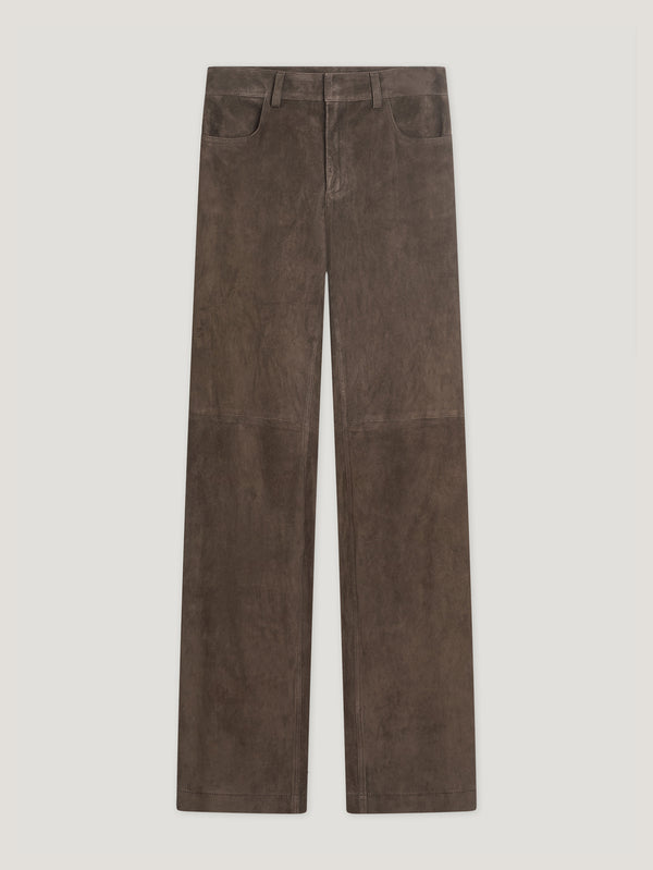 Cocoa Lascif Suede Trousers