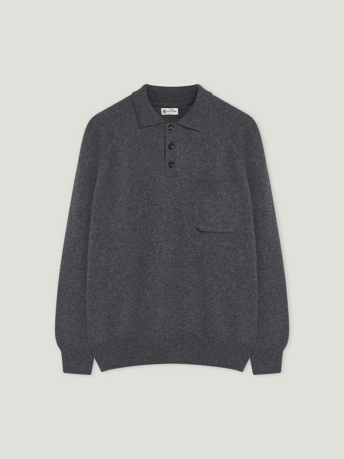 Grey Raglan Racing Polo - Connolly