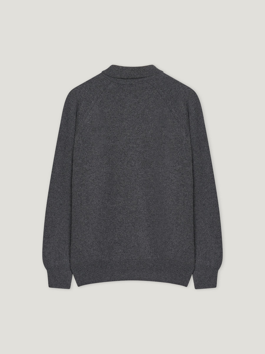 Grey Raglan Racing Polo - Connolly