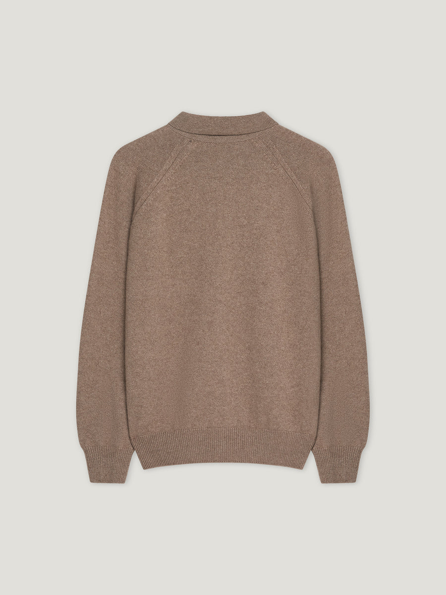 Natural Raglan Racing Polo - Connolly