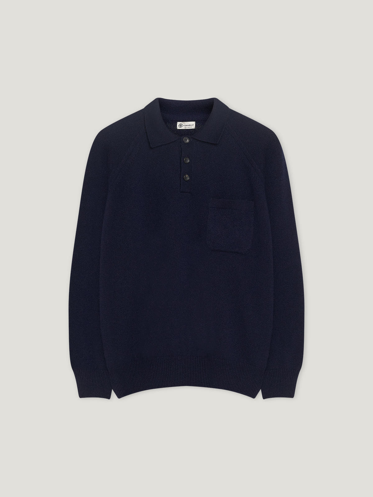 Navy Raglan Racing Polo - Connolly