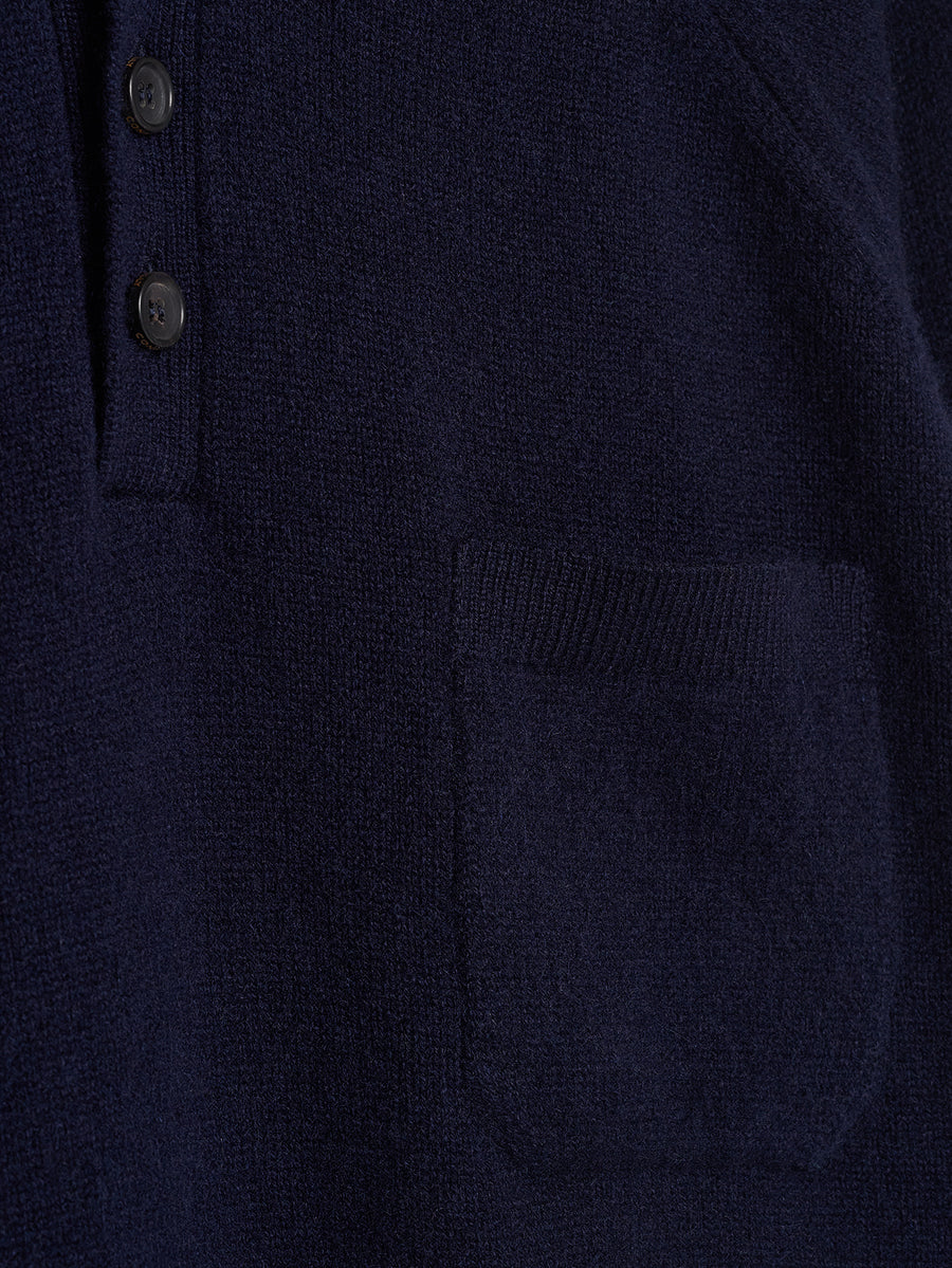 Navy Raglan Racing Polo - Connolly