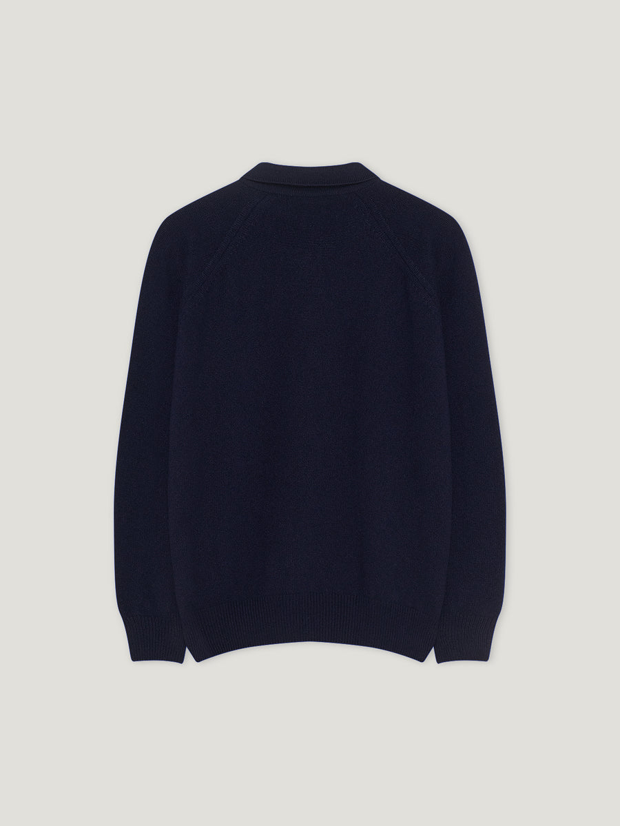 Navy Raglan Racing Polo - Connolly