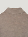 Natural 3 Button Merino Polo Shirt