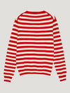 Red Rally Stripe Sweater