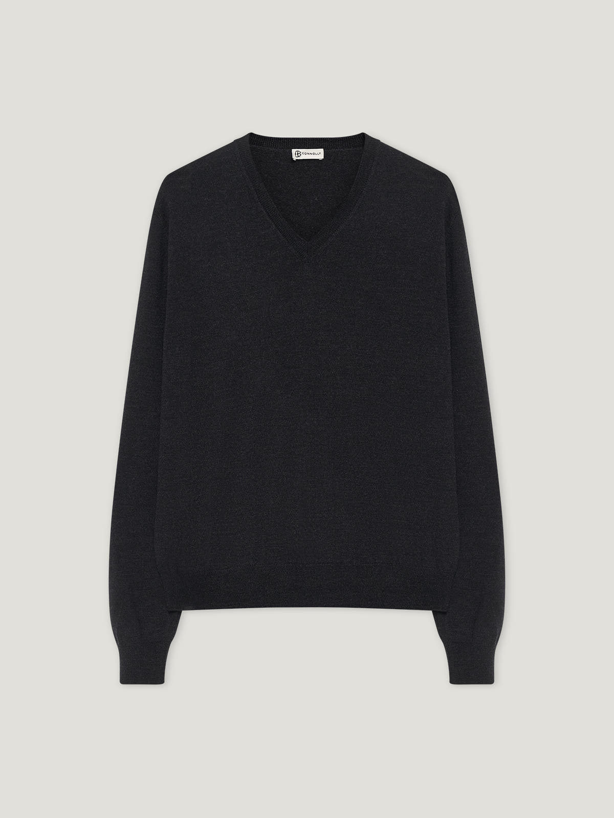 Charcoal Rally V Neck - Connolly