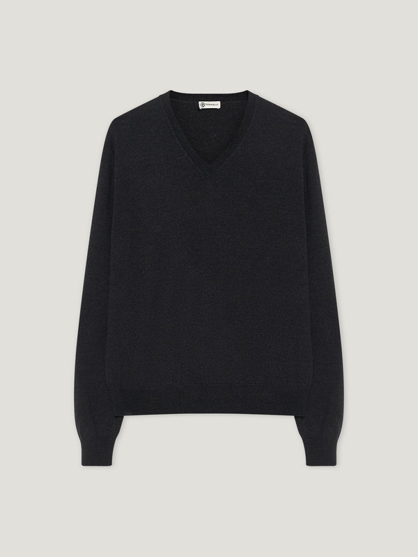 Charcoal Rally V Neck