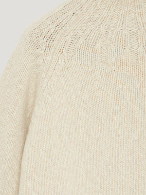 Ecru Oversized Chunky Knit