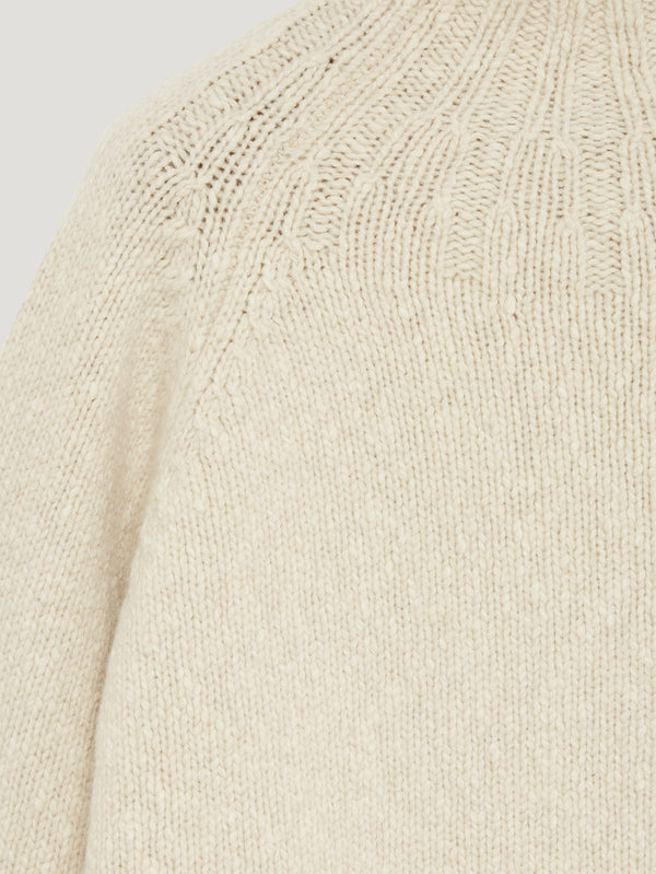 Ecru Oversized Chunky Knit