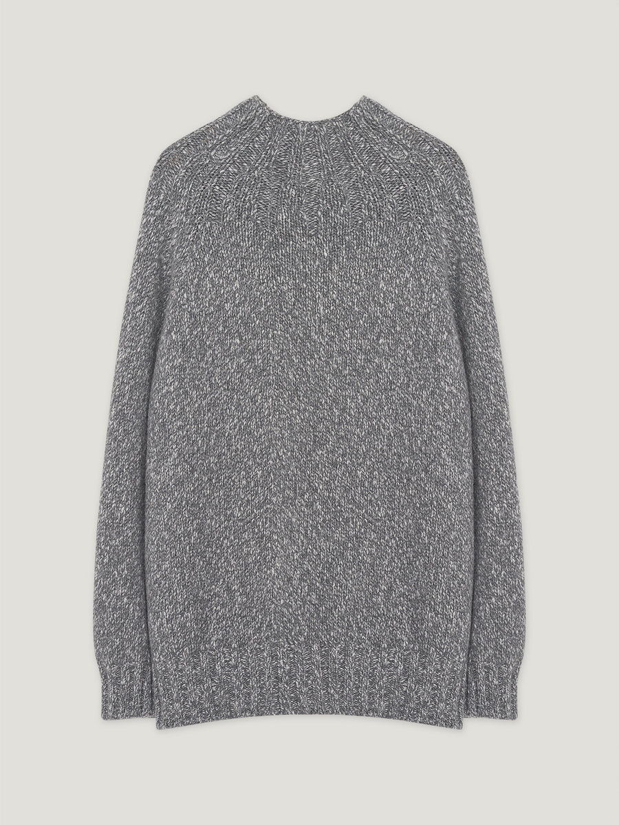 Dark Grey Oversized Chunky Knit - Connolly
