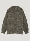 Black/Ecru Oversized Chunky Knit - Back flat shot