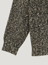 Black/Ecru Oversized Chunky Knit - Sleeve