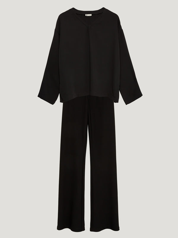 Black Nouvelle Trouser Suit