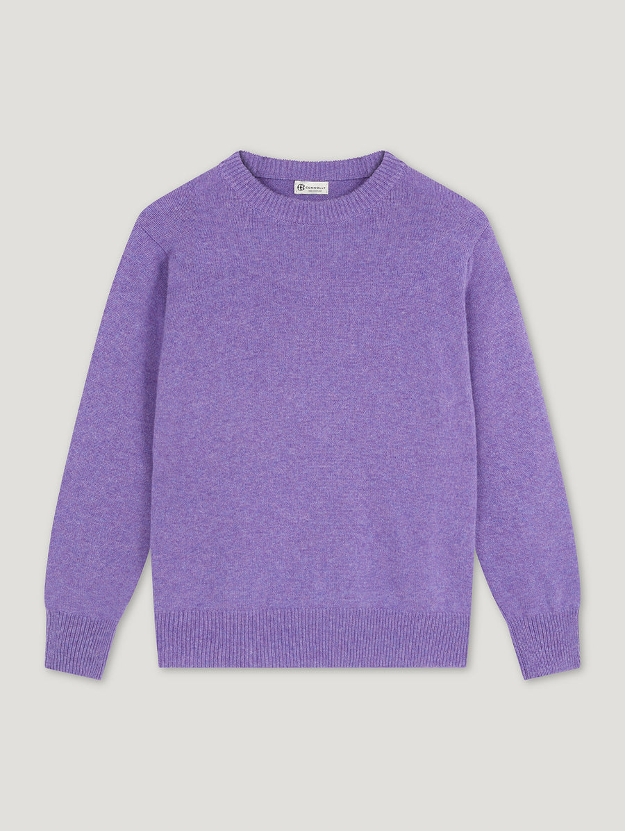 Purple 4 Ply Favourite Sweater