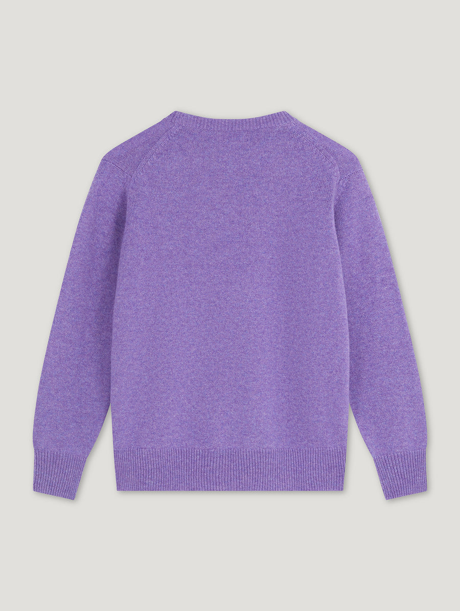 Purple 4 Ply Favourite Sweater
