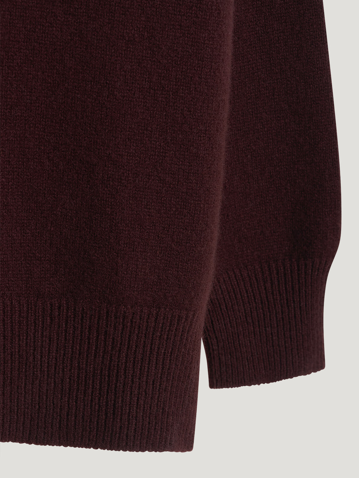 Burgundy 4 Ply Favourite Sweater - Connolly