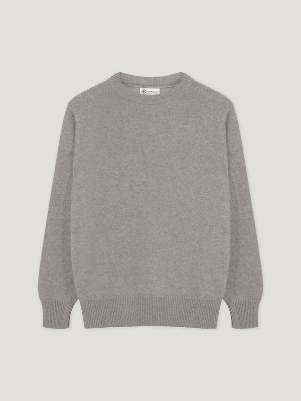 Grey 4 Ply Favourite Sweater