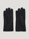 Black Suede Cashmere Lined Glove