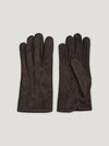 Brown Suede Cashmere Lined Glove