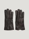 Black Nappa Cashmere Lined Glove