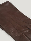 Brown Nappa Cashmere Lined Glove