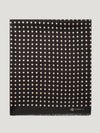 Black Connolly Rivet Scarf