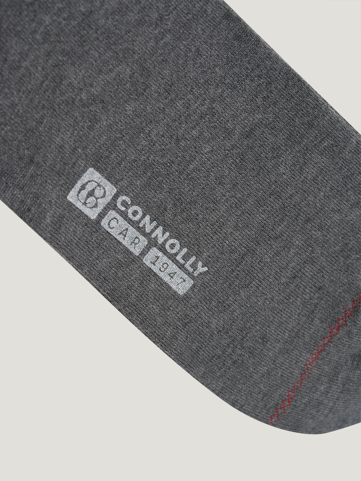 Dark Grey Cashmere and Silk Socks - Connolly