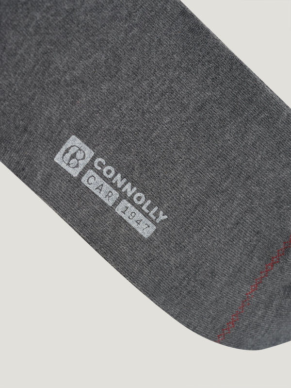 Dark Grey Cashmere and Silk Socks