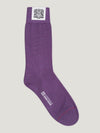 Purple Cashmere and Silk Socks