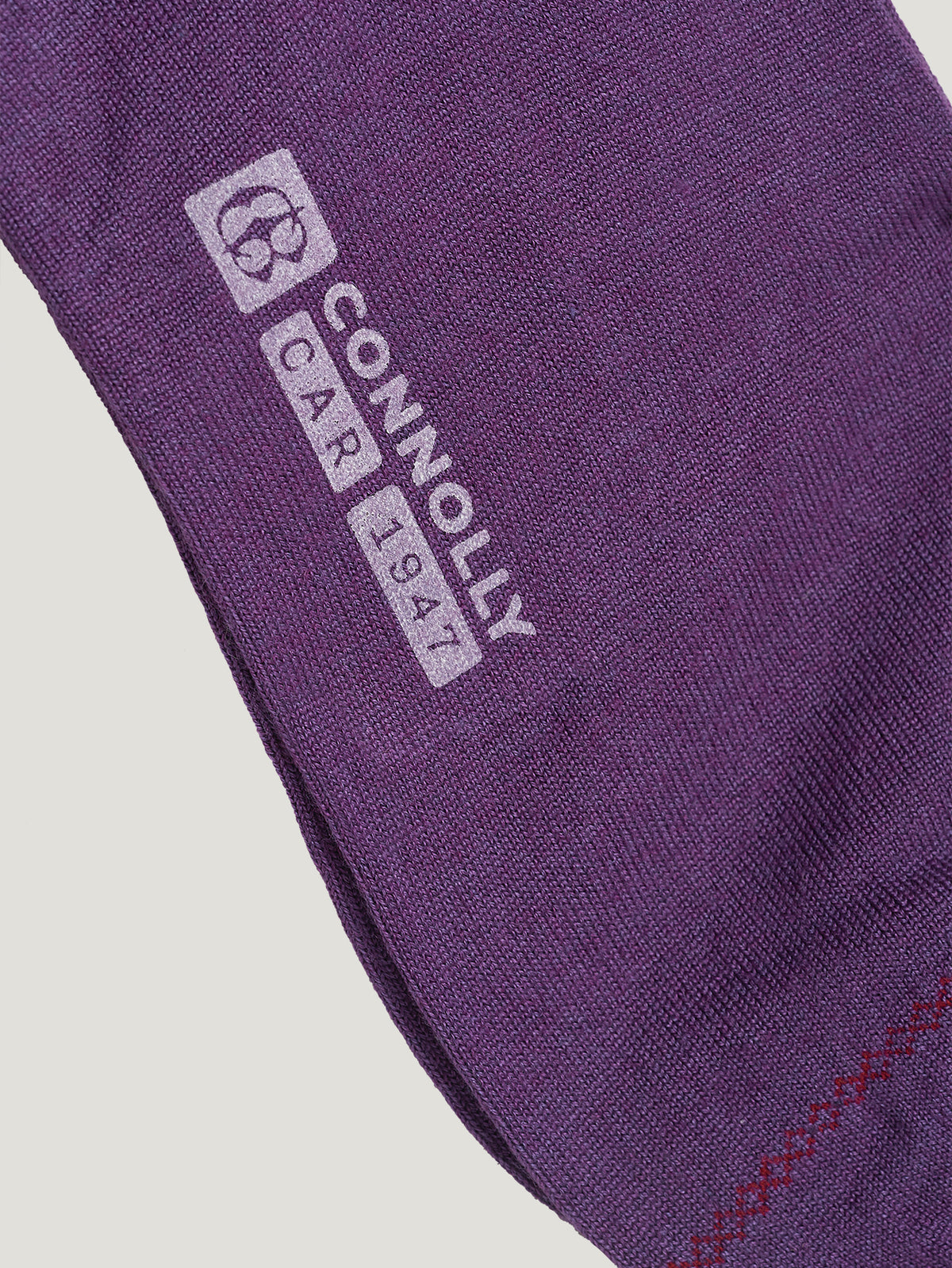 Purple Cashmere and Silk Socks - Connolly