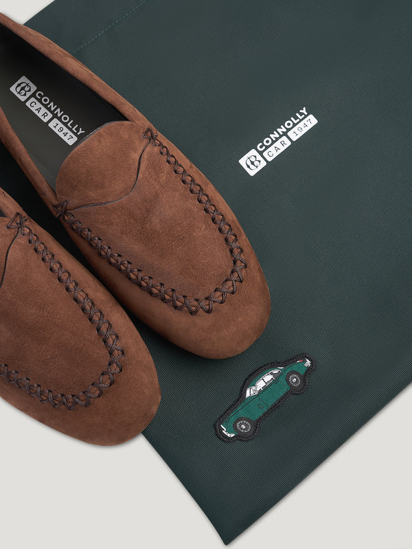 Dark Brown Driving Loafers