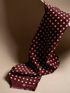Burgundy Connolly Rivet Scarf