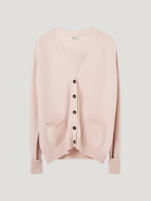 Powder Pink Art Cardi