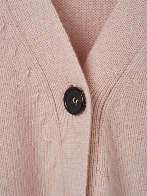 Powder Pink Art Cardi