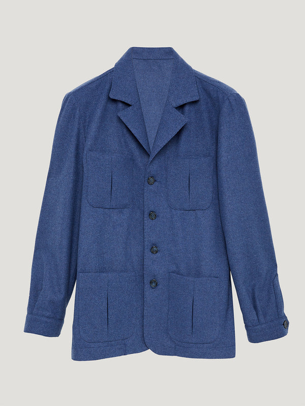 Blue Melange Jacket