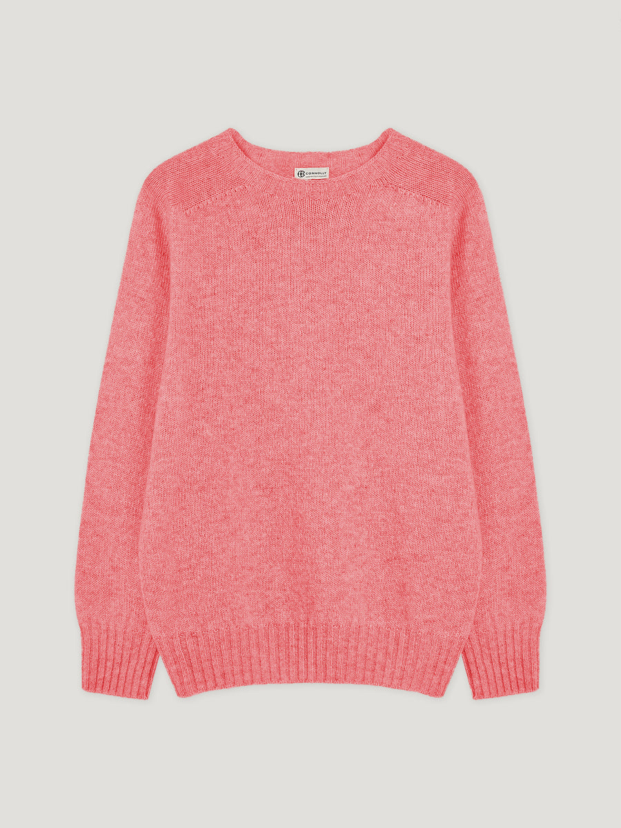 Rose Bud Shetland Crew Neck - Connolly
