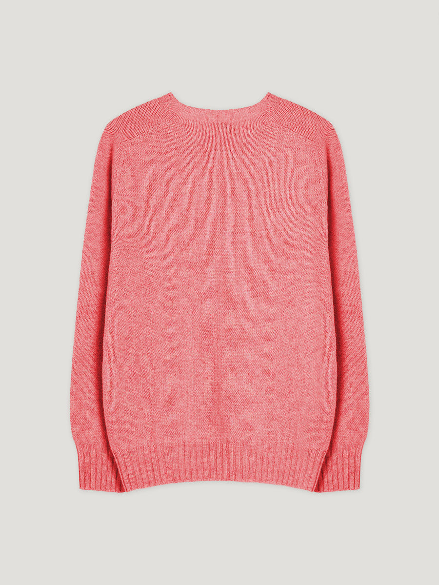 Rose Bud Shetland Crew Neck - Connolly