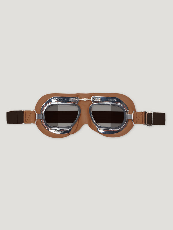 Dark Tan CB Tinted Driving Goggles