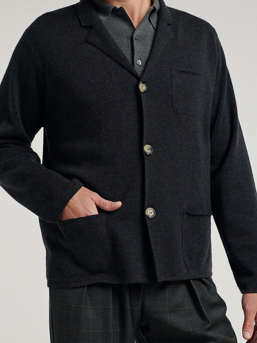 Charcoal City Cardigan - Connolly