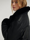 Black Soho Shearling Reverso