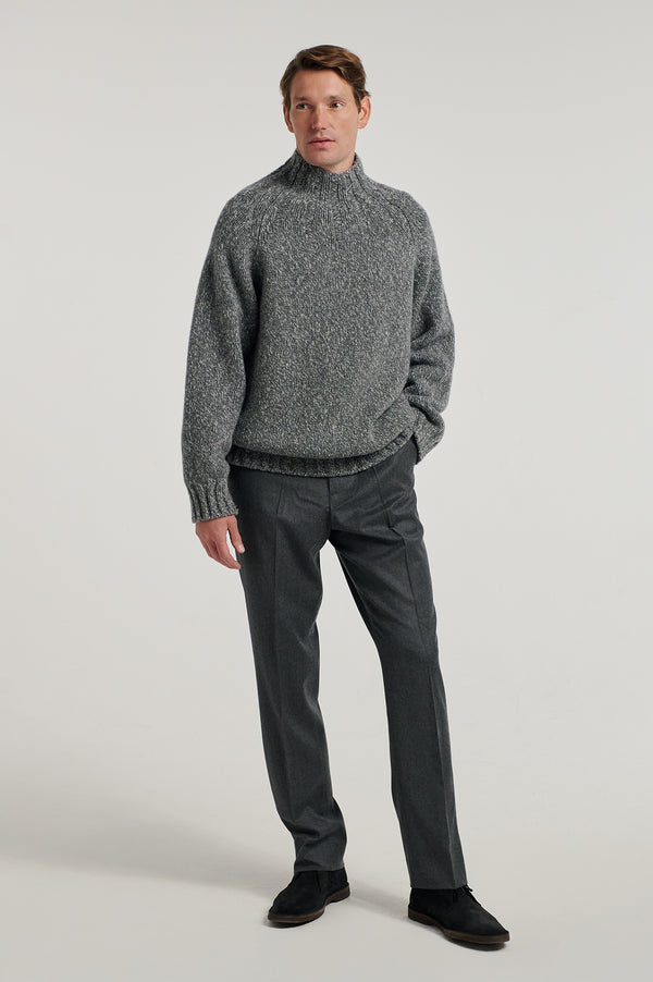 Dark Grey Oversized Chunky Knit