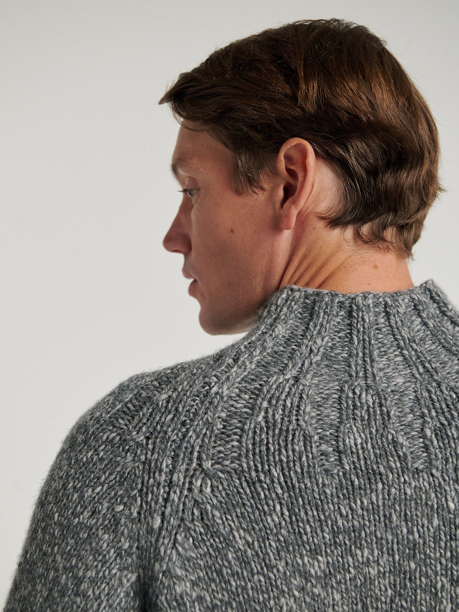 Dark Grey Oversized Chunky Knit - Connolly