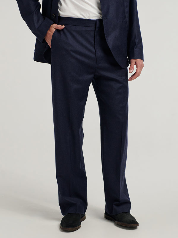 Blue Travel Trousers