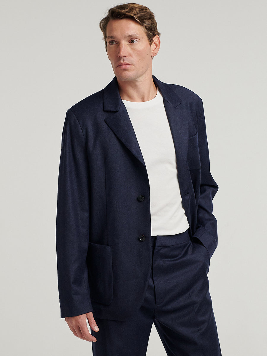 Blue Travel Jacket - Connolly