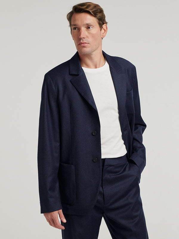 Blue Travel Jacket