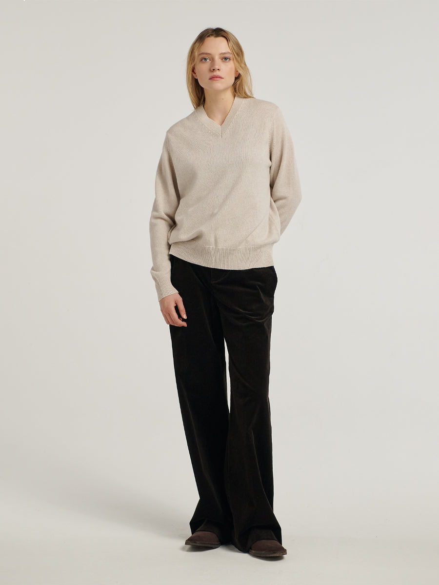 Brown Cord Sash Trousers - Connolly